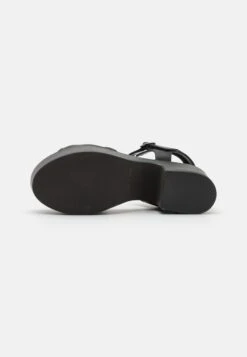 Congo - Platform Sandals - Nero -The LBD Shop 65f544785ed54abe8e137cd7a620aa54