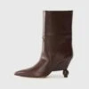 ROLLIO - High Heeled Ankle Boots - Marrone Scuro
