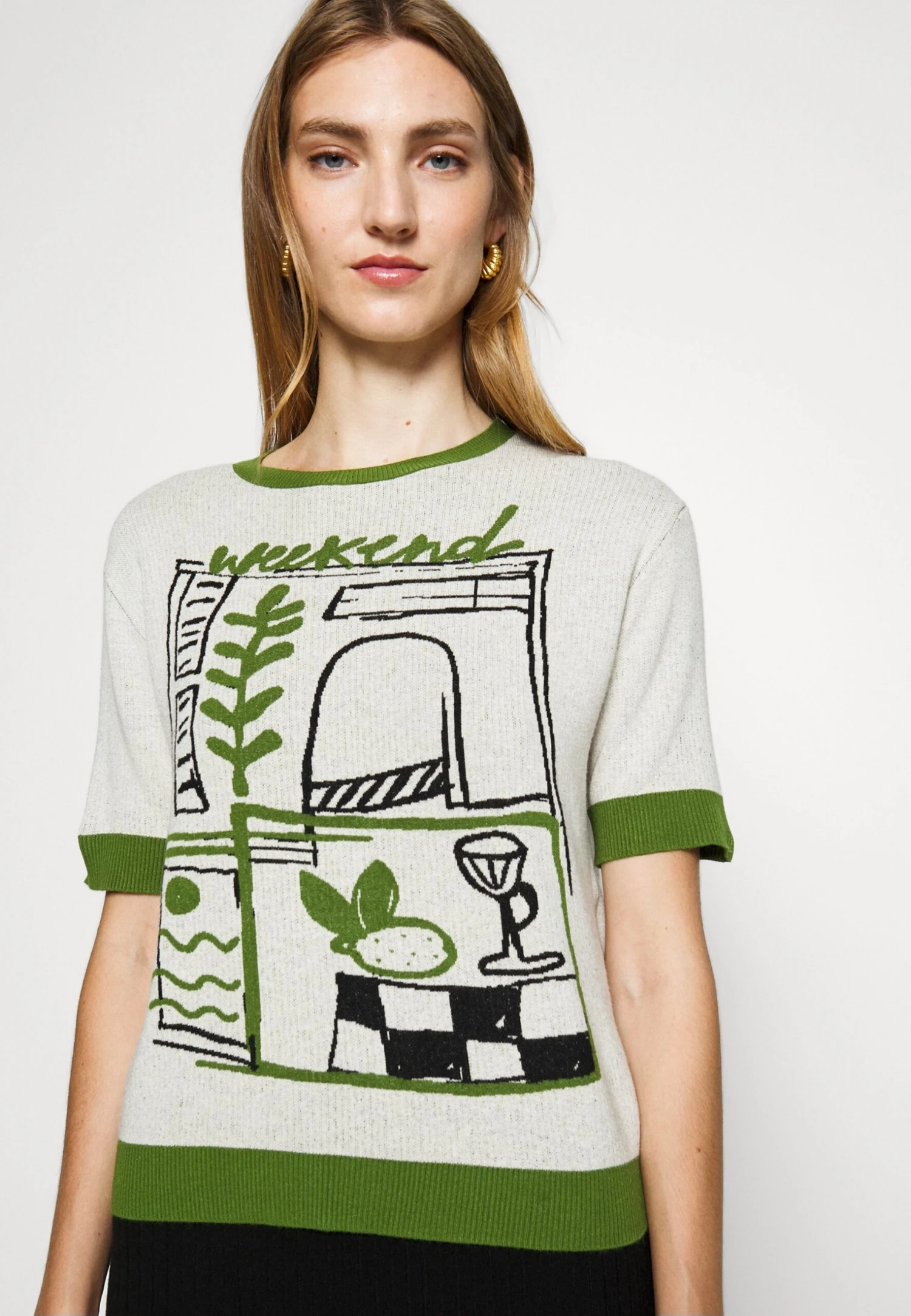 Curve - Jumper - Green 4 Curve - Jumper - Green - Image 4