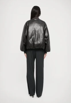 POTENTE - Faux Leather Jacket - Cioccolato -The LBD Shop 67a5c0fd641c4a1e83fa8e2151ed3362