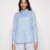 Werner - Button-Down Blouse - Azzurro
