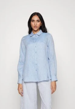 Werner - Button-Down Blouse - Azzurro