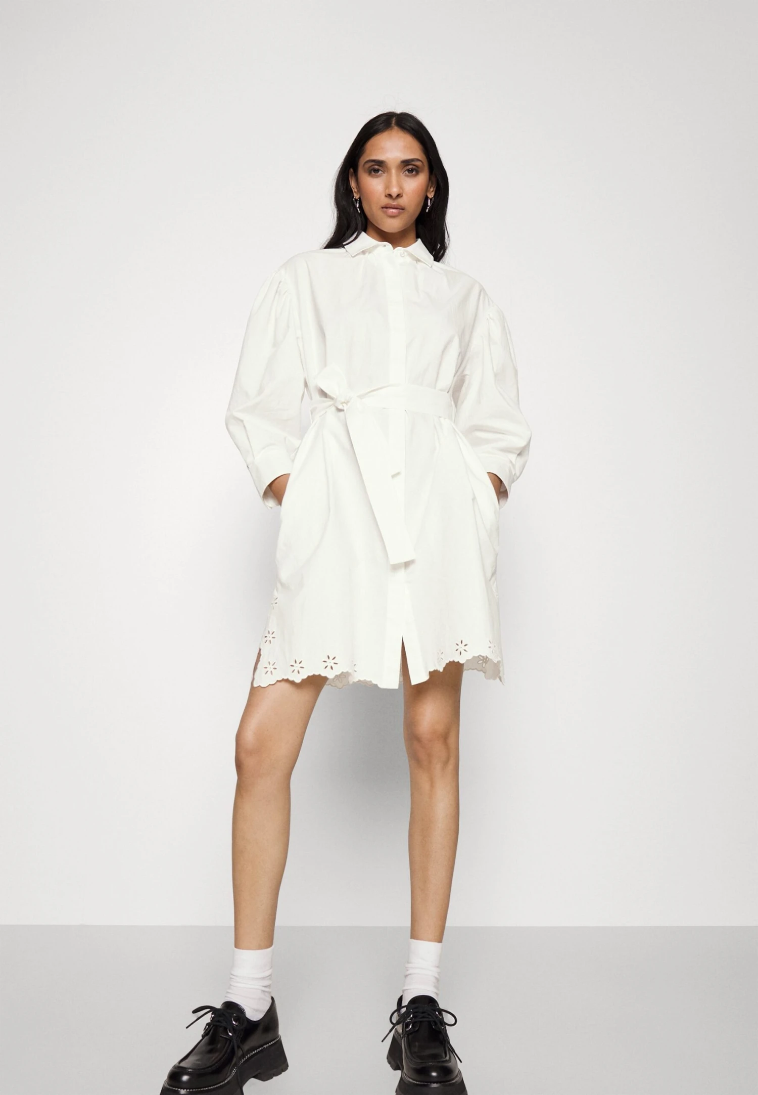 Corinto - Shirt Dress - Bianco 6 Corinto - Shirt Dress - Bianco - Image 6