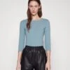 Multia - Long Sleeved Top - Azzurro