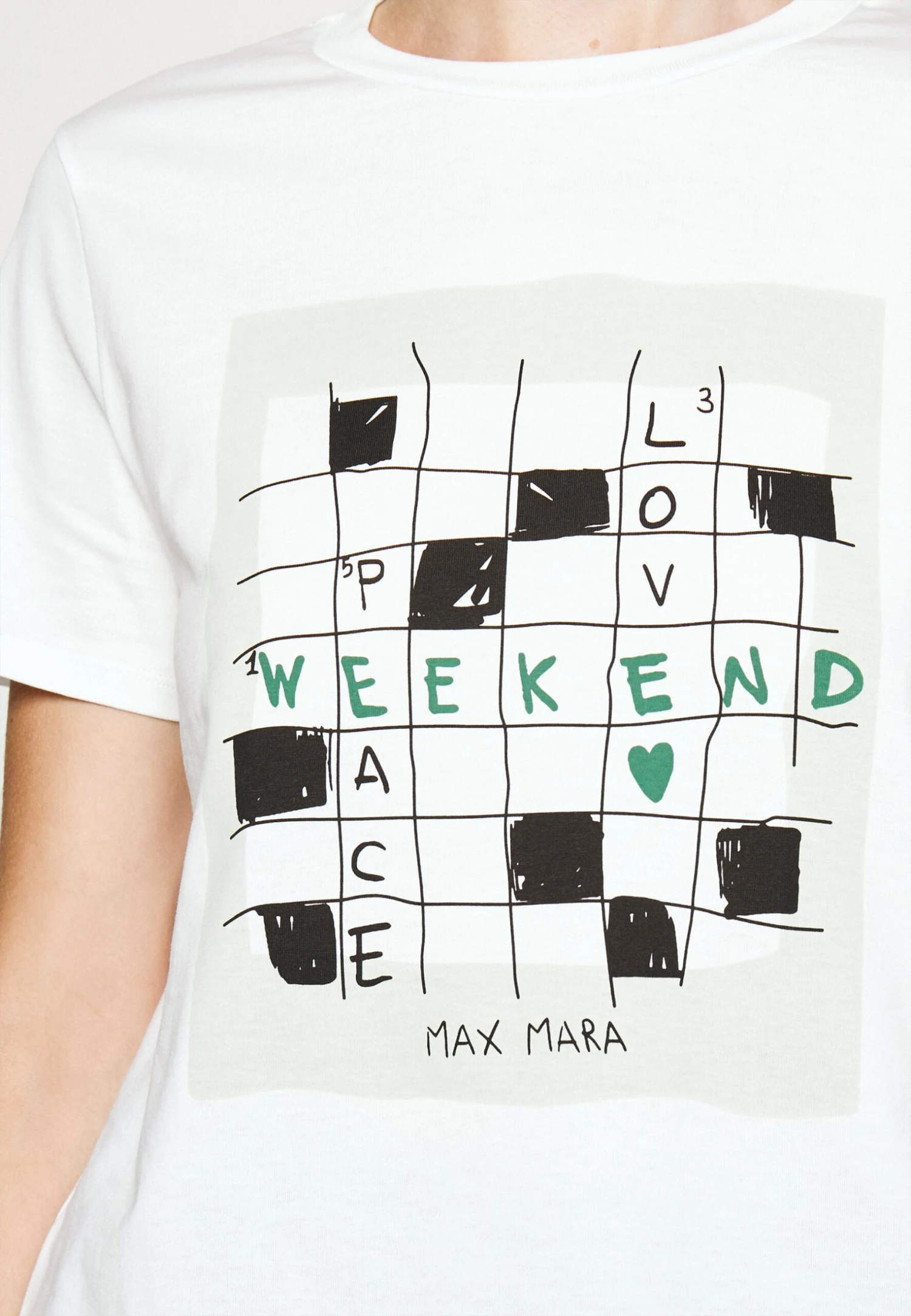 Sante - Print T-Shirt - Bianco 5 Sante - Print T-Shirt - Bianco - Image 5