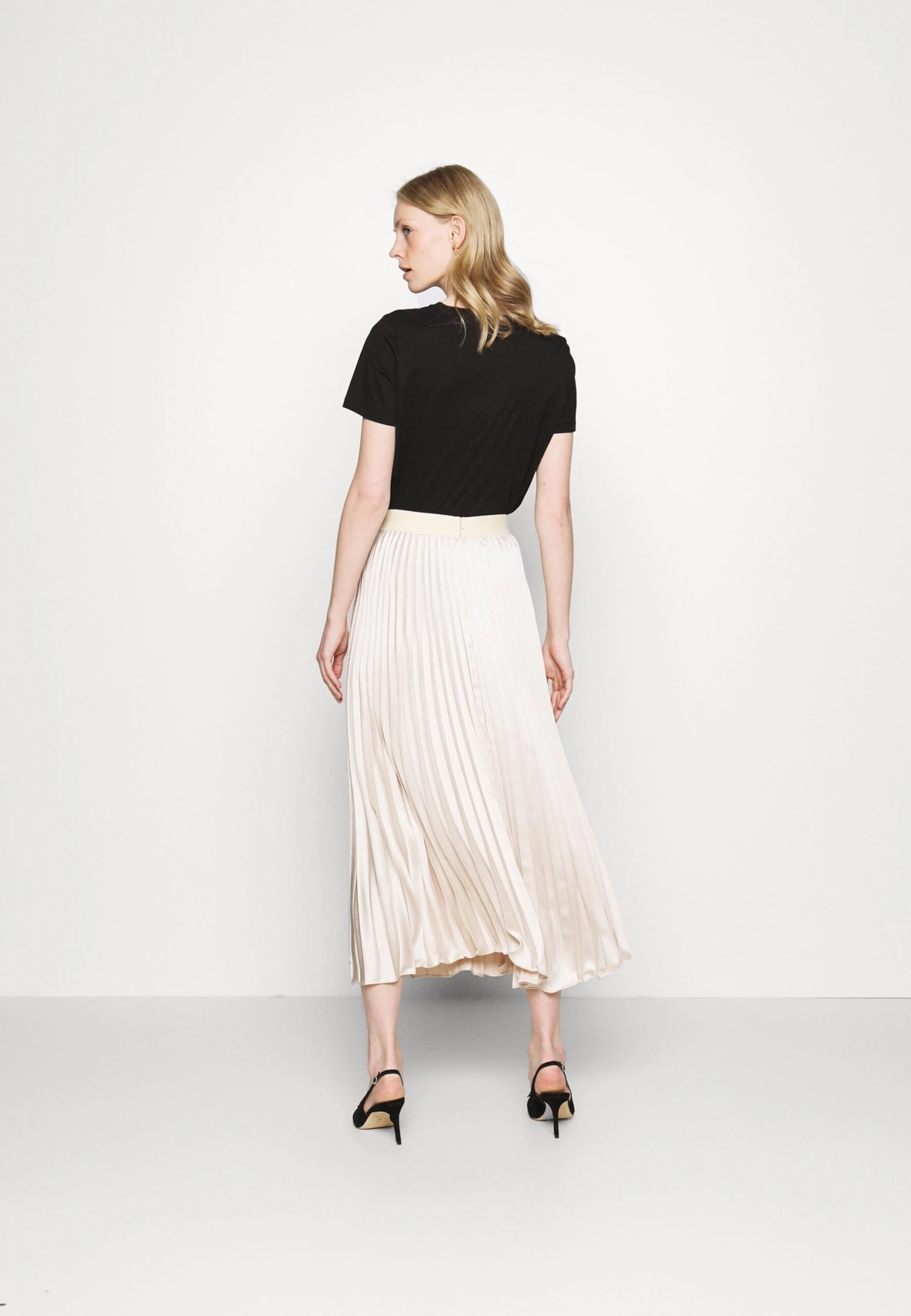 Gavino - Pleated Skirt - Avorio 3 Gavino - Pleated Skirt - Avorio - Image 3