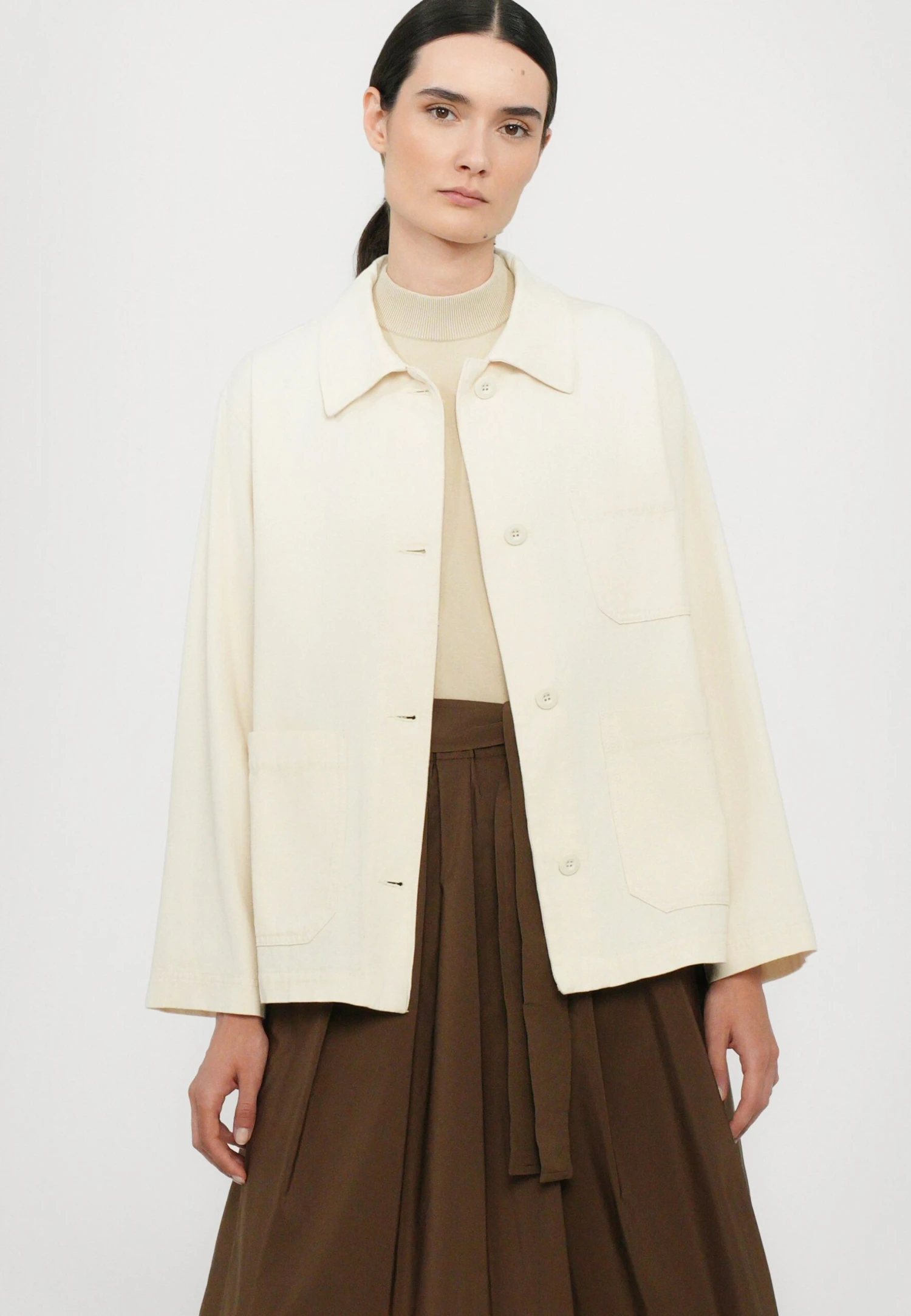 ZARDA - A-line Skirt - Cioccolato 5 ZARDA - A-line Skirt - Cioccolato - Image 5