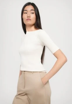 WASER - Long Sleeved Top - Bianco Avorio -The LBD Shop 7b6f532637cf4962857e461d7acdbfe0