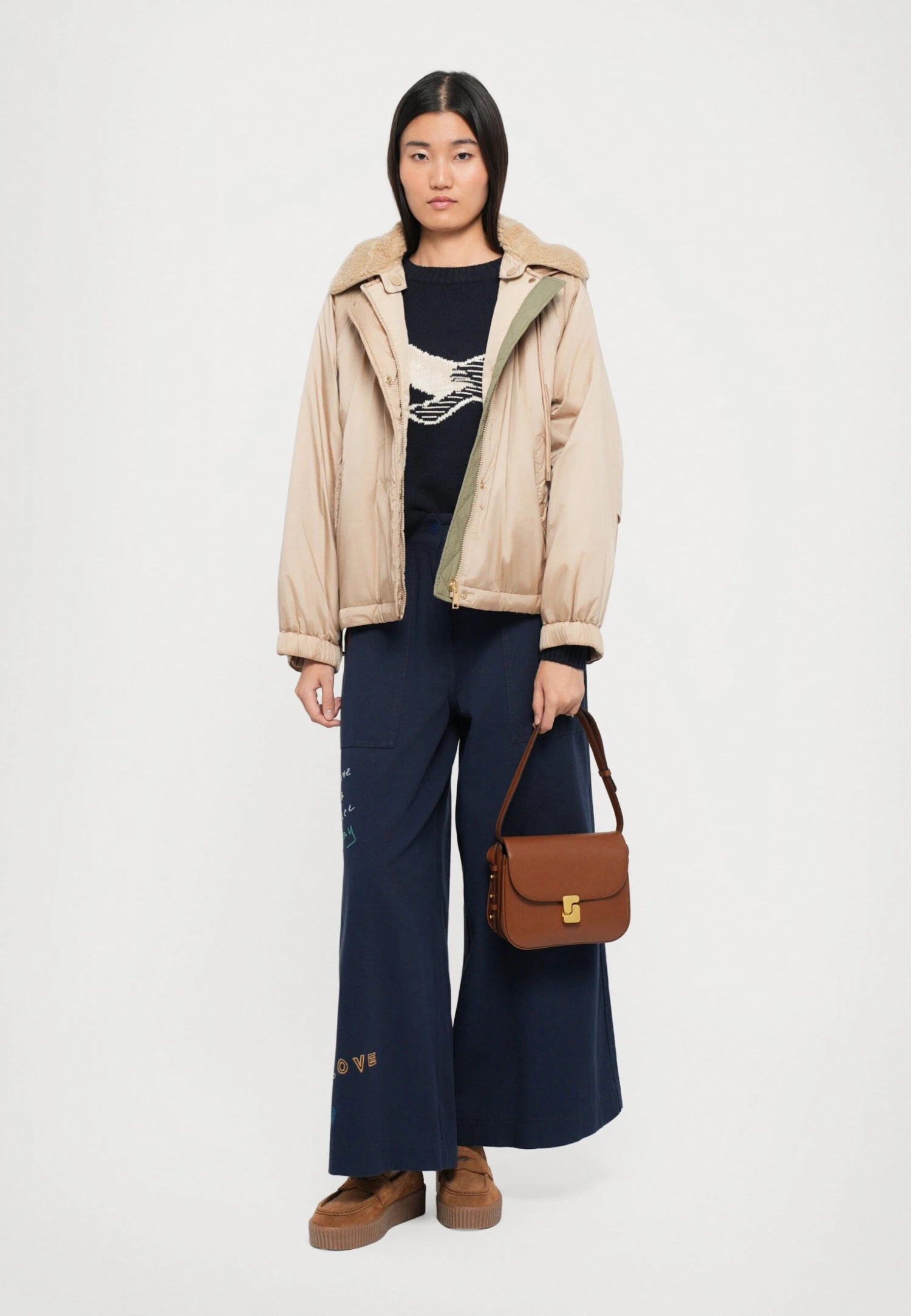 ARLES - Winter Jacket - Beige 2 ARLES - Winter Jacket - Beige - Image 2