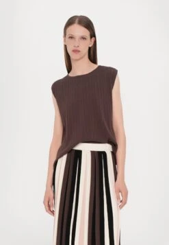 ANTIOPE - Top - Cioccolato -The LBD Shop 7deb6004d8f24e1f80c41e88d6b134df