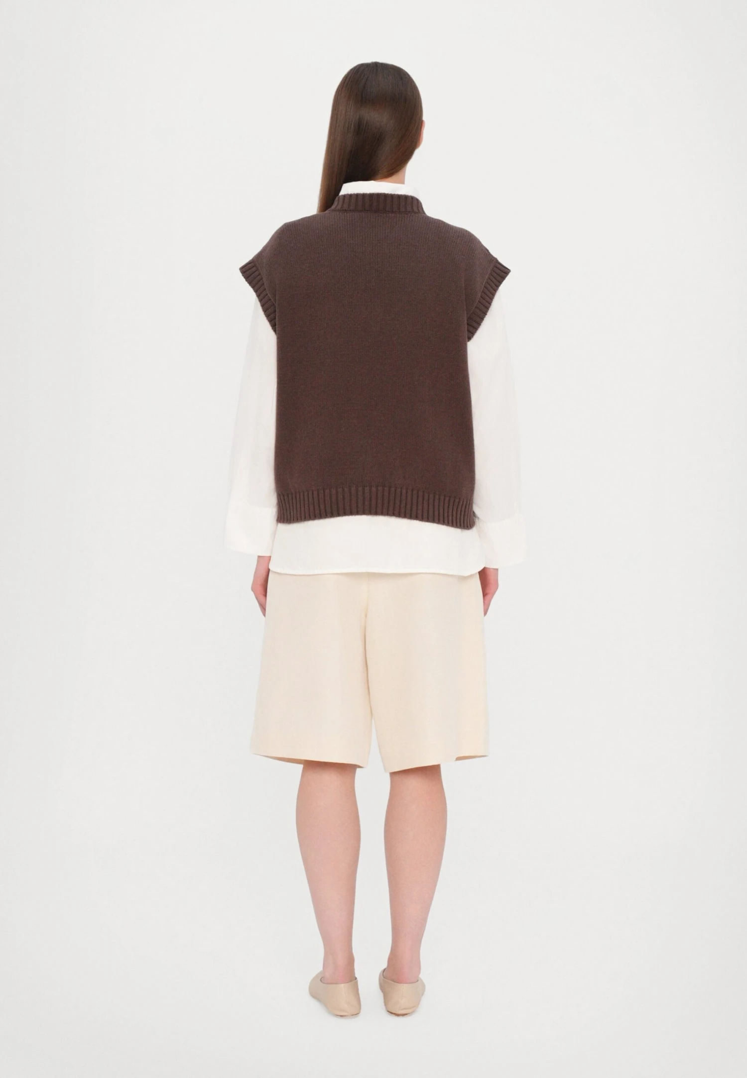 CRUSCA - Waistcoat - Marrone 3 CRUSCA - Waistcoat - Marrone - Image 3