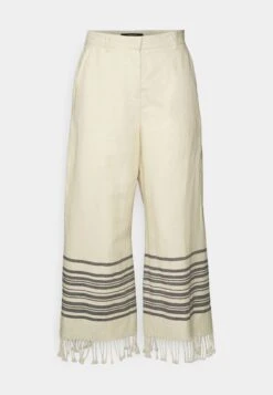 Carmine - Trousers - Ecru -The LBD Shop 82908a3ae642430fadd8ee66ea10544b