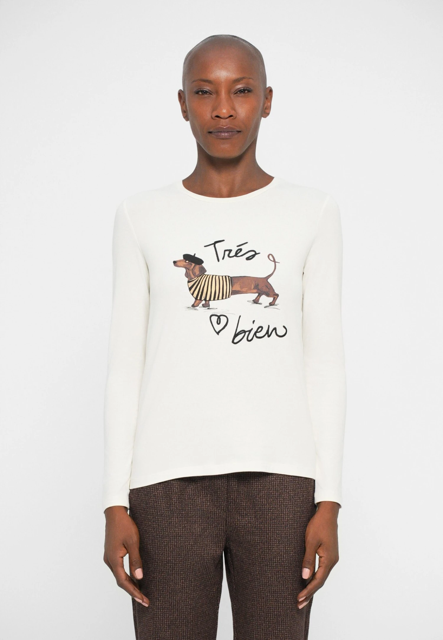 RENOIR - Long Sleeved Top - Ecru 1 RENOIR - Long Sleeved Top - Ecru