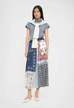 LUNA - A-line Skirt - Blu -The LBD Shop 83836824e309483486653088eaa2880a