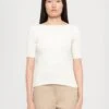 WASER - Long Sleeved Top - Bianco Avorio