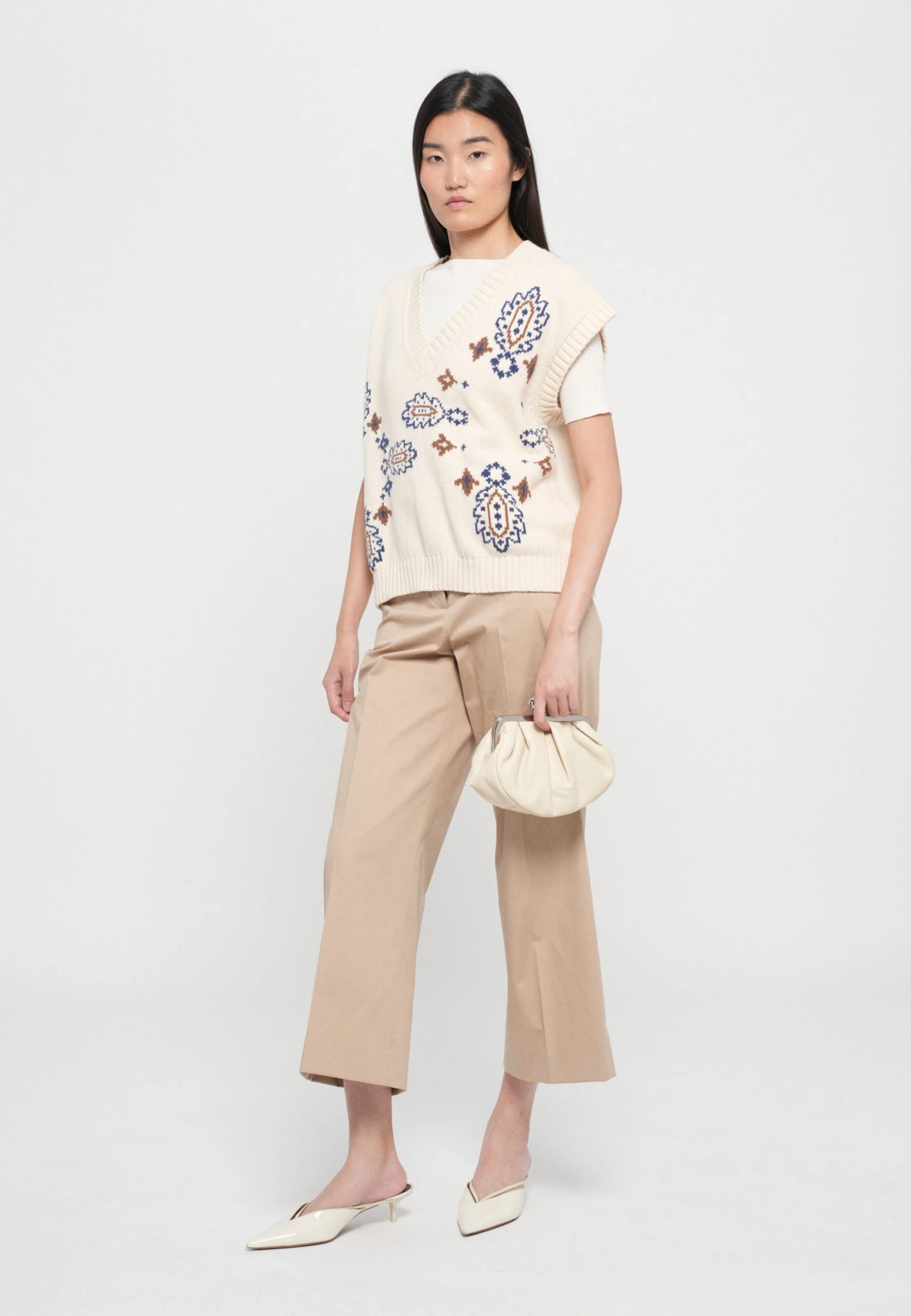 CRUSCA - Waistcoat - Avorio 2 CRUSCA - Waistcoat - Avorio - Image 2