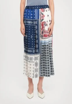LUNA - A-line Skirt - Blu