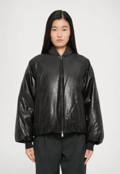 POTENTE - Faux Leather Jacket - Cioccolato