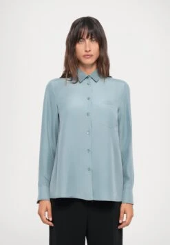 PAMIR - Button-down Blouse - Azzurro