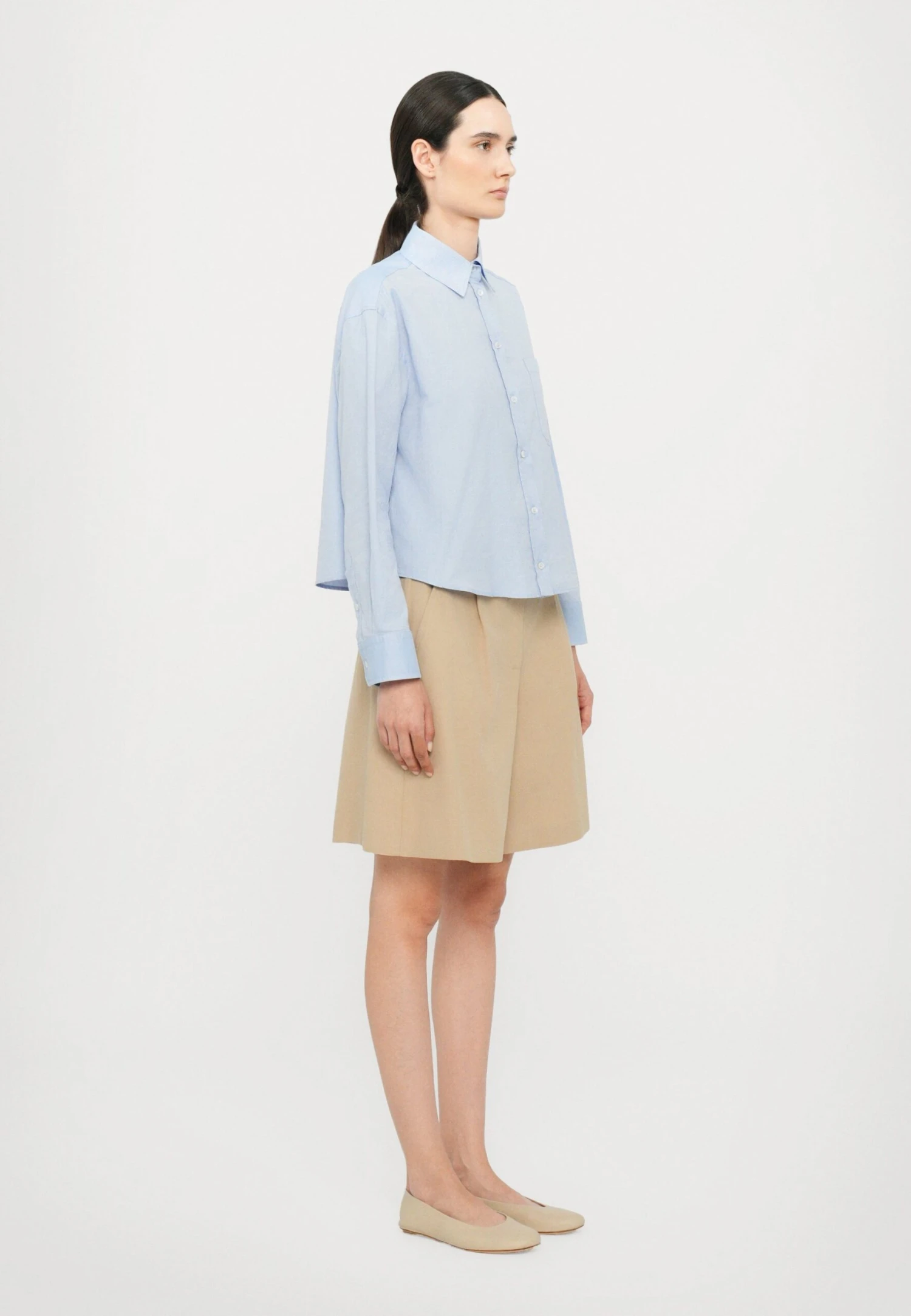 NUORO - Button-down Blouse - Azzurro 4 NUORO - Button-down Blouse - Azzurro - Image 4