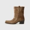 RANCH - Cowboy/biker Ankle Boot - Fango