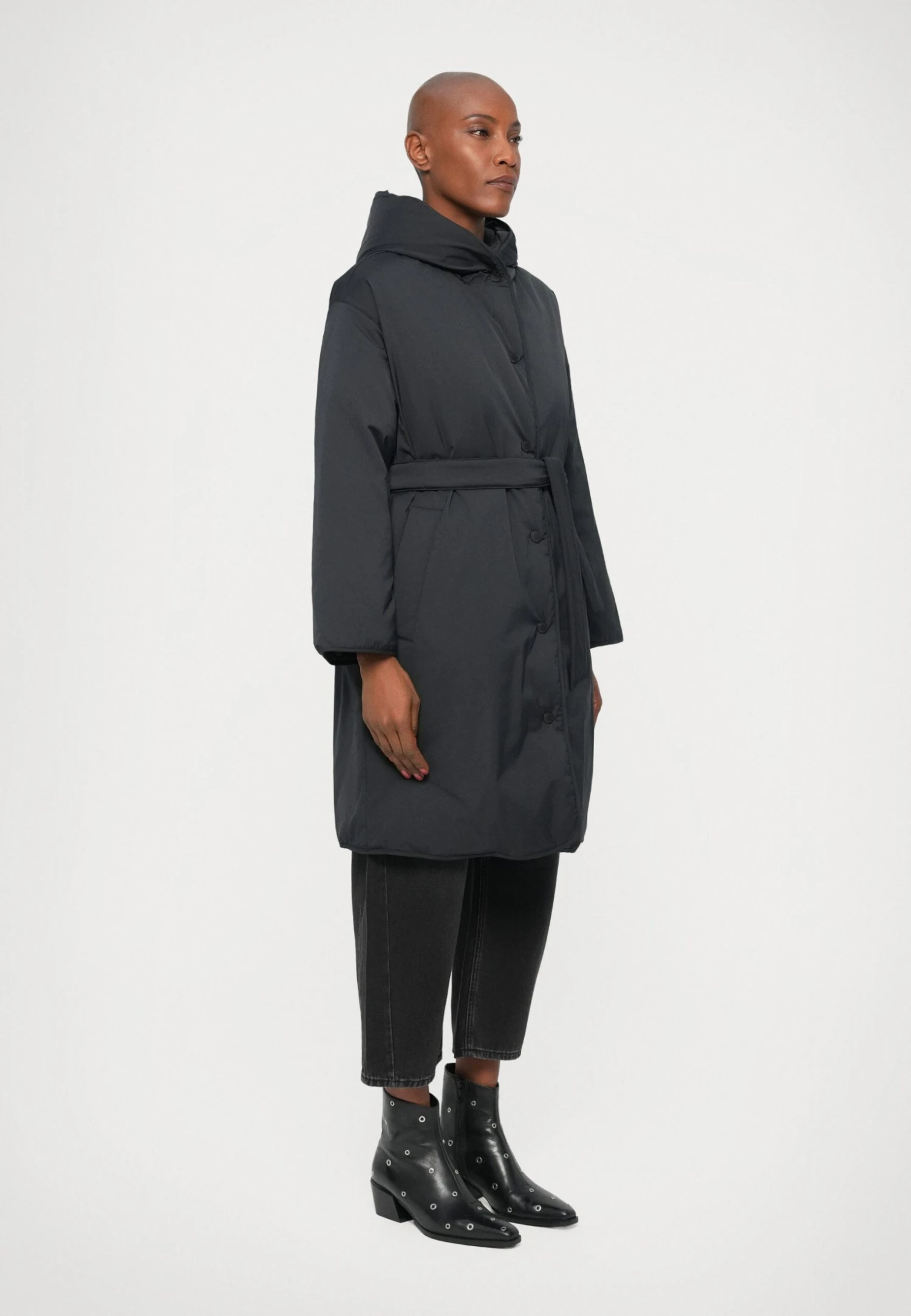 BANFY - Winter Coat - Nero 4 BANFY - Winter Coat - Nero - Image 4