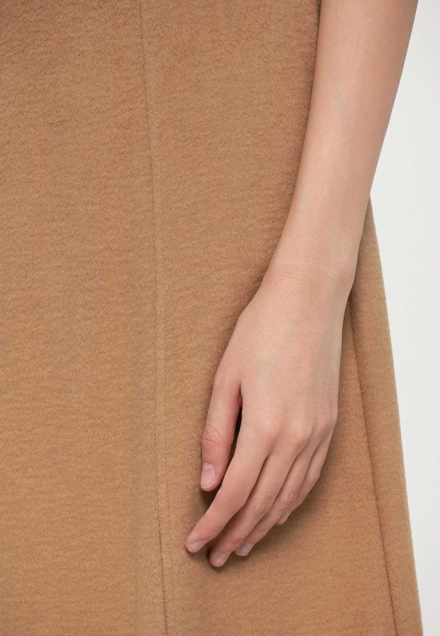 CIRCEO - A-line Skirt - Cammello 7 CIRCEO - A-line Skirt - Cammello - Image 7