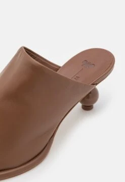 Gabry - Heeled Mules - Brown -The LBD Shop 939620e0e22144fd86323d7a3b71dd1c