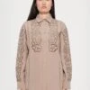 ELMI - Button-down Blouse - Marrone Chiaro