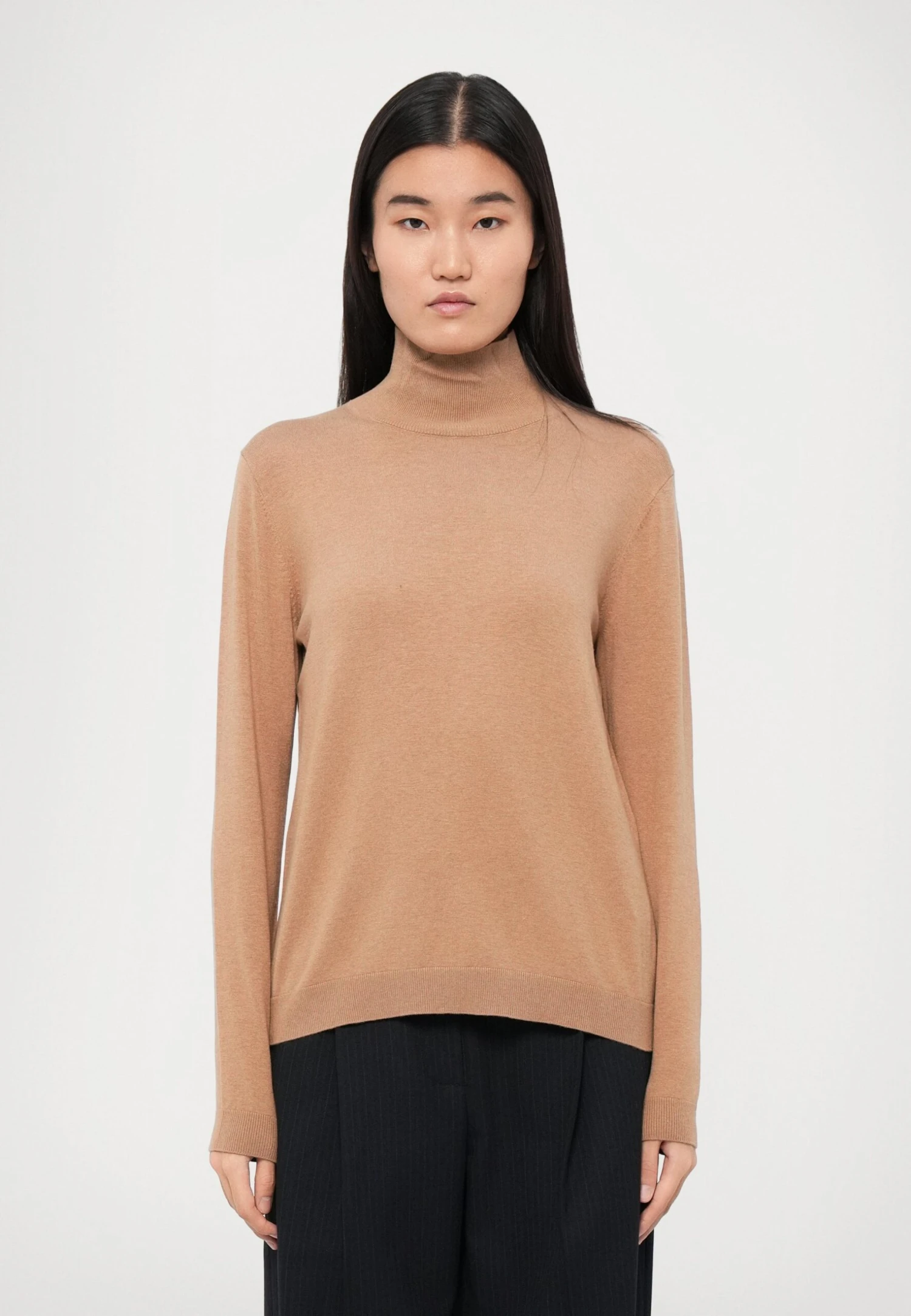 KIKU - Jumper - Cammello 1 KIKU - Jumper - Cammello