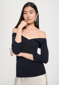 OCEANO - Long Sleeved Top - Blu -The LBD Shop 97e03ae8a47f438a9e884cc68d005600