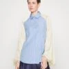 Button-Down Blouse - Azzurro