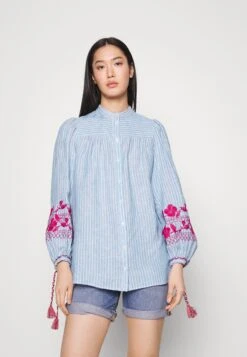 Legno - Blouse - Blu