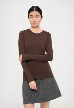 MULTIE - Long Sleeved Top - Cioccolato -The LBD Shop 9d8bdcd2933d4c64b253ac4c22116e25