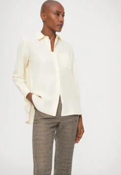 PAMIR - Button-down Blouse - Ecru -The LBD Shop 9df7687197674bfbb516e081f825c1d2