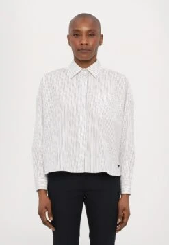 AUREO - Button-down Blouse - Navy