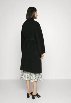 Rovo - Classic Coat - Black -The LBD Shop a13602fa7a0948e3a69d62db4d7da568