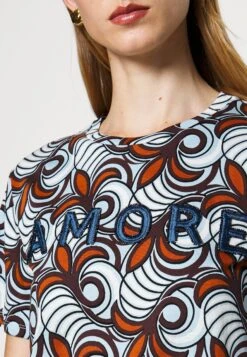 Cerchio - Print T-Shirt - Light Brown -The LBD Shop a13913377b3a4d10ba8eac44034a0cb2