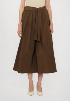 ZARDA - A-line Skirt - Cioccolato