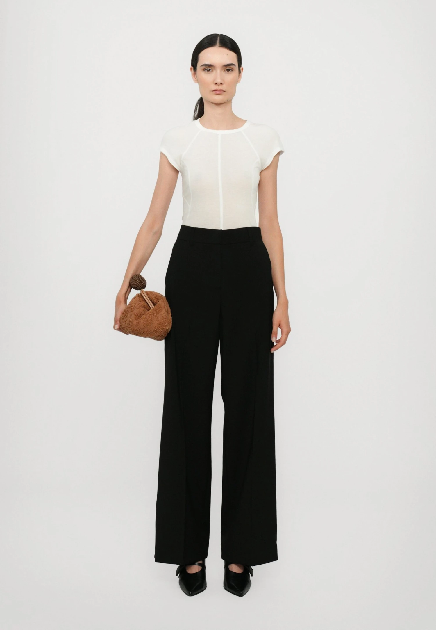 VISIVO - Trousers - Nero 2 VISIVO - Trousers - Nero - Image 2