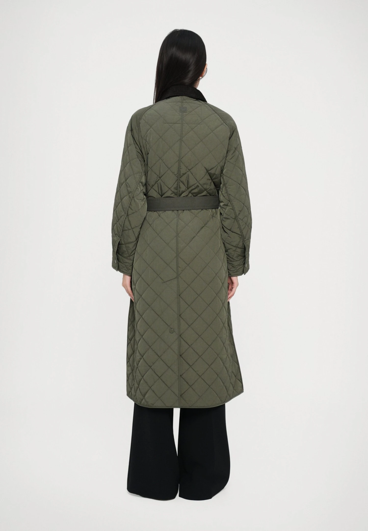 COCCOLE - Winter Coat - Verde Kaki 3 COCCOLE - Winter Coat - Verde Kaki - Image 3