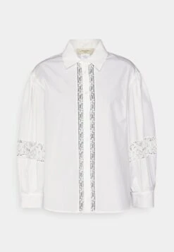 Samuele - Button-Down Blouse - Bianco Ottico -The LBD Shop a73fa1863ff946b39e52d8ce46f67526