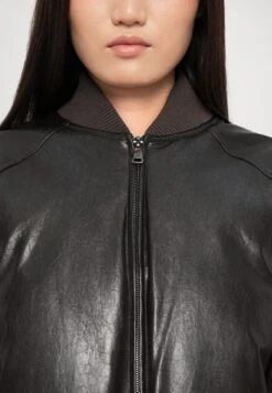 POTENTE - Faux Leather Jacket - Cioccolato -The LBD Shop a74ff8bb8acb4a66b78ec9ffce63cf9e