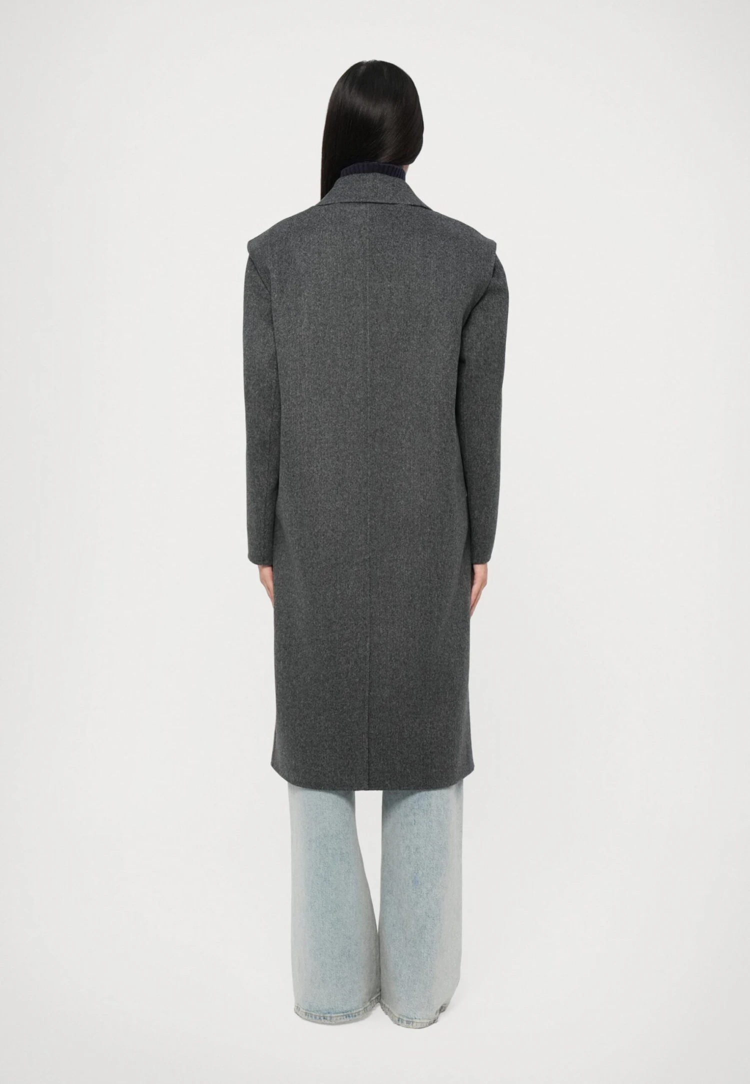 SABADEL - Classic Coat - Antracite 3 SABADEL - Classic Coat - Antracite - Image 3