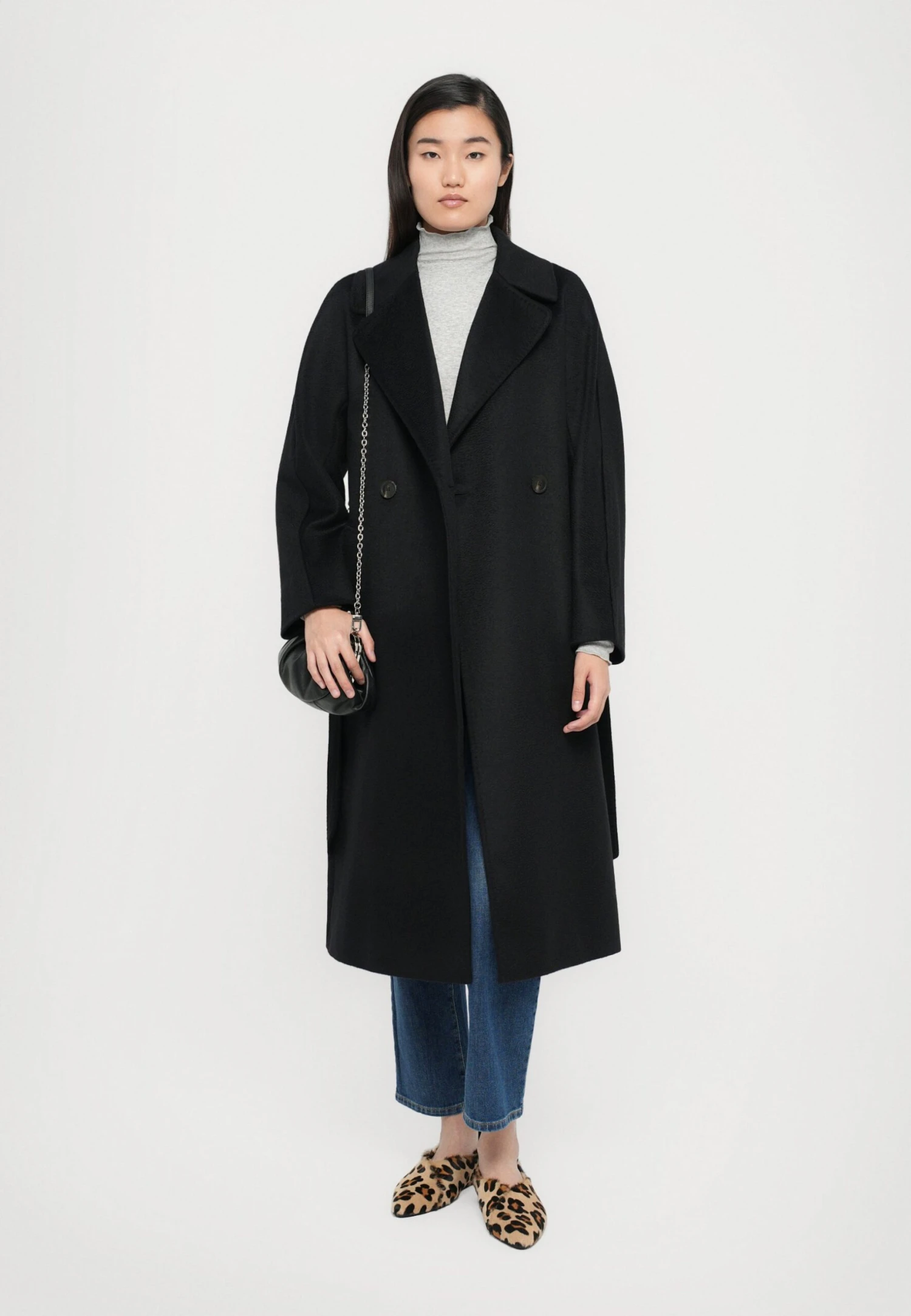 RESINA - Classic Coat - Nero 2 RESINA - Classic Coat - Nero - Image 2