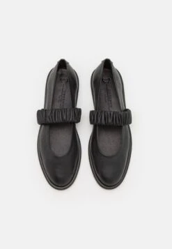 Malta - Ankle Strap Ballet Pumps - Nero -The LBD Shop aef42b8866a54073a39f15c64b929cbc