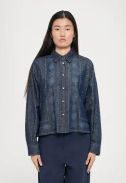 GIOCHI - Button-down Blouse - Blu