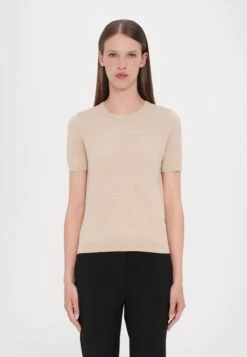AGRO - Basic T-shirt - Beige