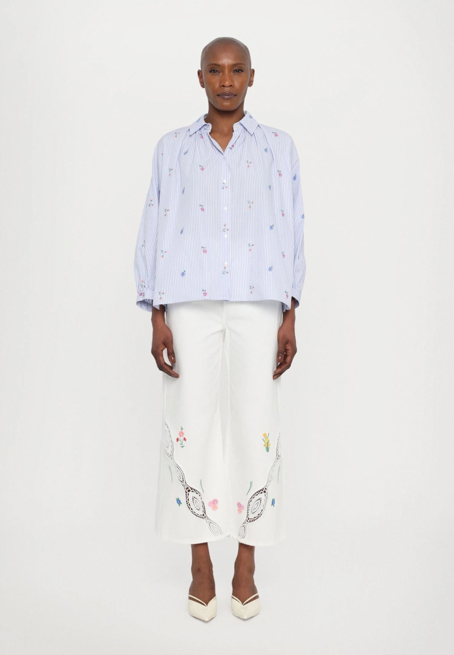 GILLY - Button-down Blouse - Light Blue 2 GILLY - Button-down Blouse - Light Blue - Image 2
