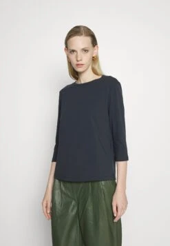 Multia - Long Sleeved Top - Blu Marino